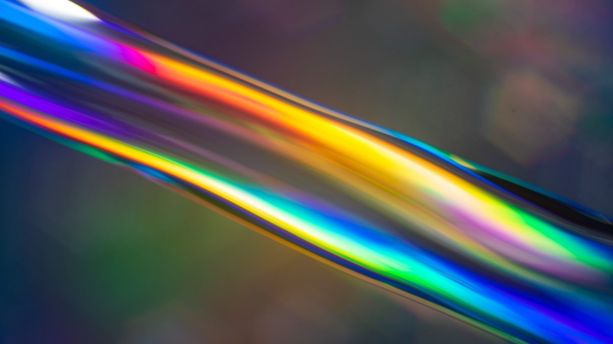 abstract lights showing spectrum