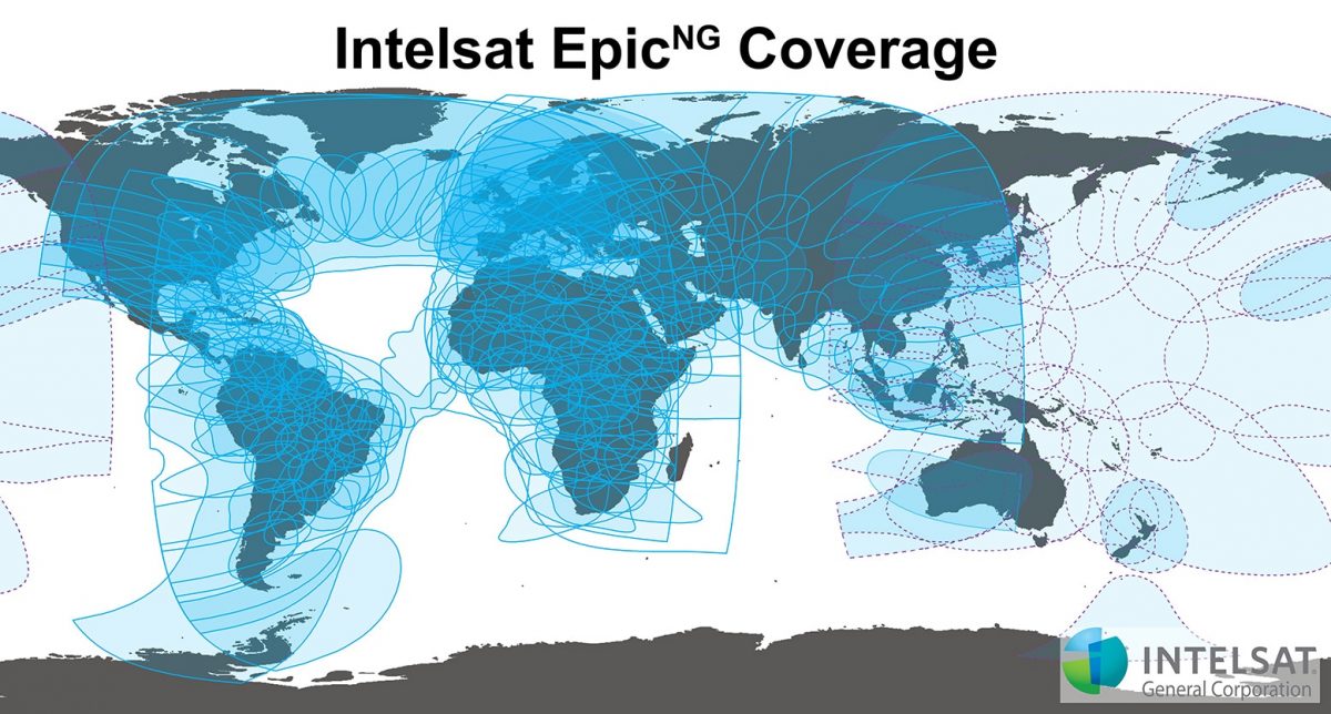 Intelsat EpicNG map