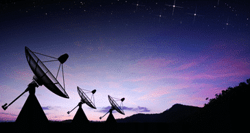 Satellites in twilight