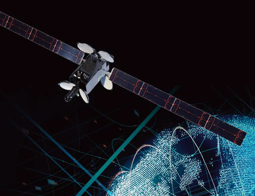 cover of intelsat 5g whitepaper satellite in space