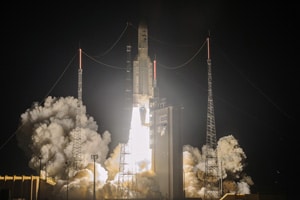 Galaxy 30 satellite launch photo