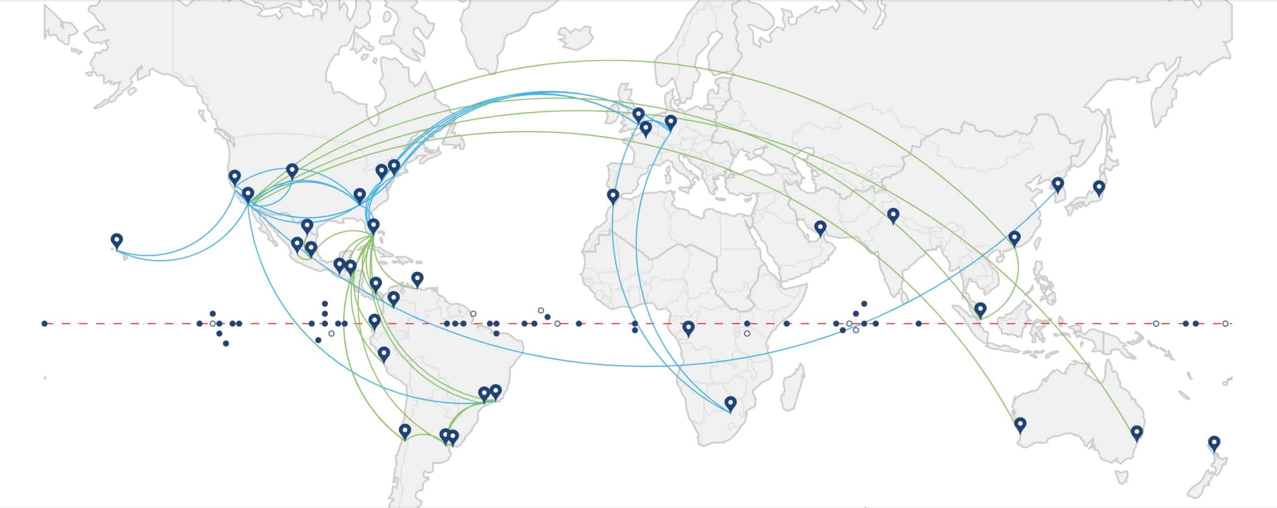 Satelite Fleet Map