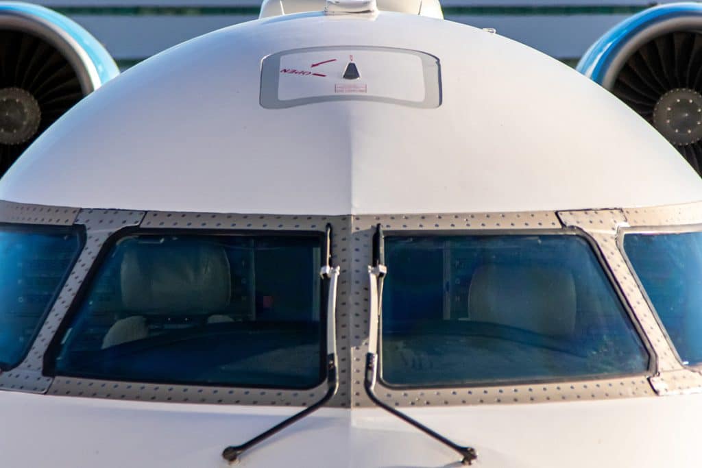 airplane cockpit