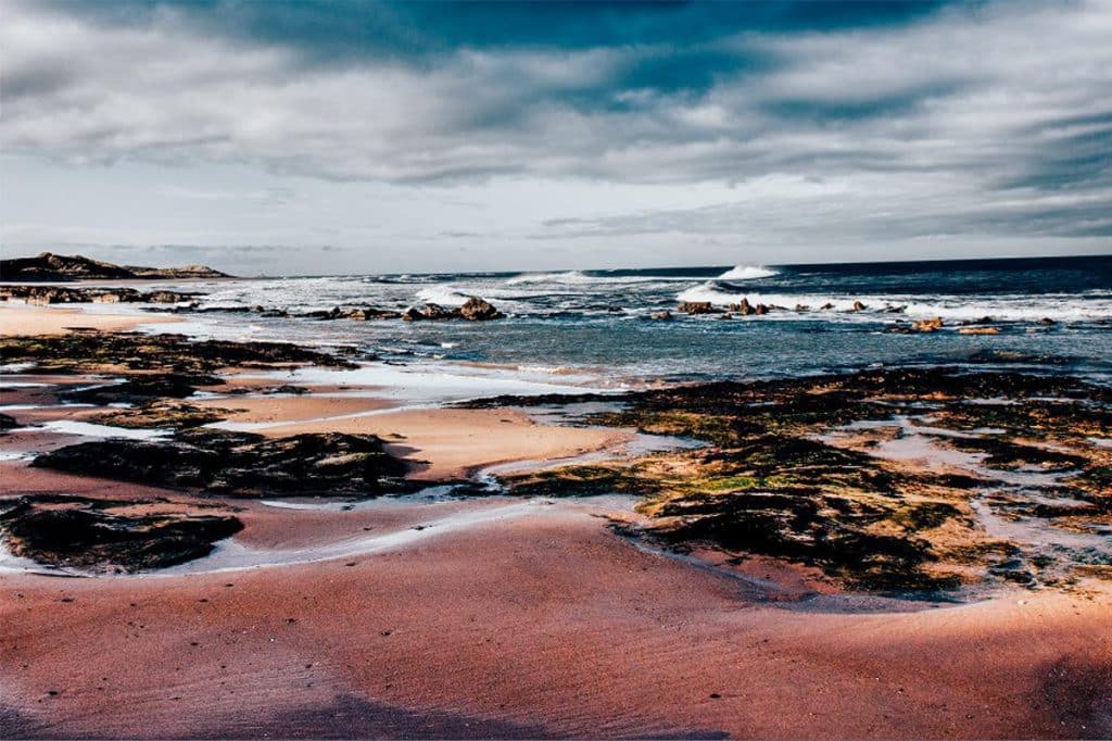 remote island beach