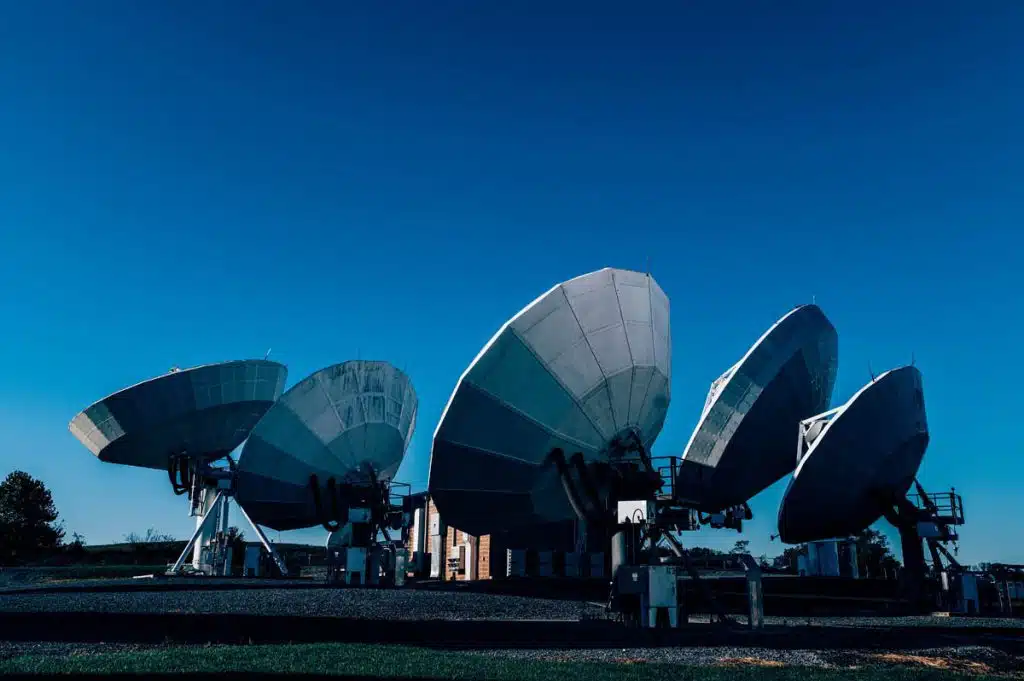IntelsatOne IP satellite dishes