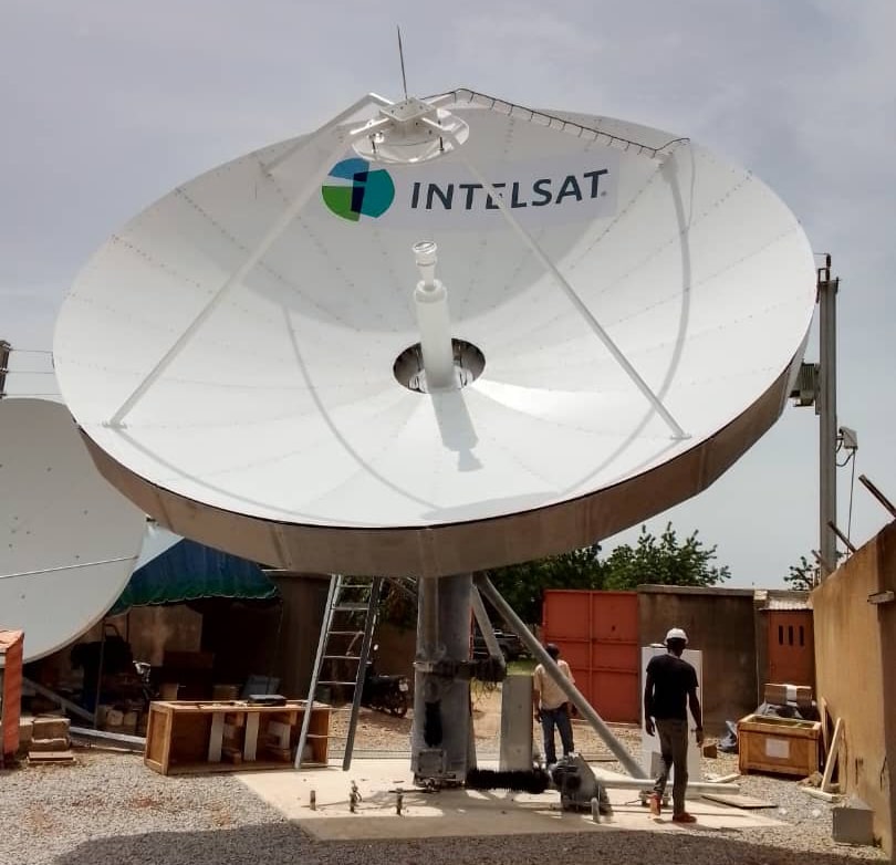 Intelsat team installed satellite dishes, often in perilous areas, to support broadband connectivity in West African nation