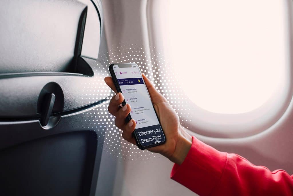 phone with inflight connectivity