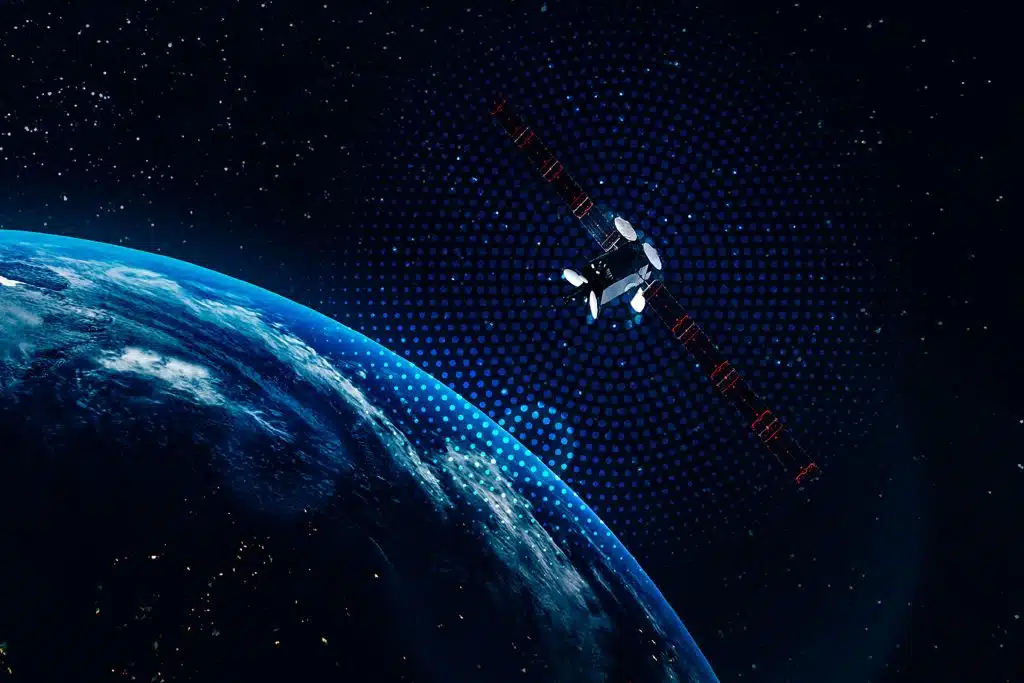 flex network satellite in orbit