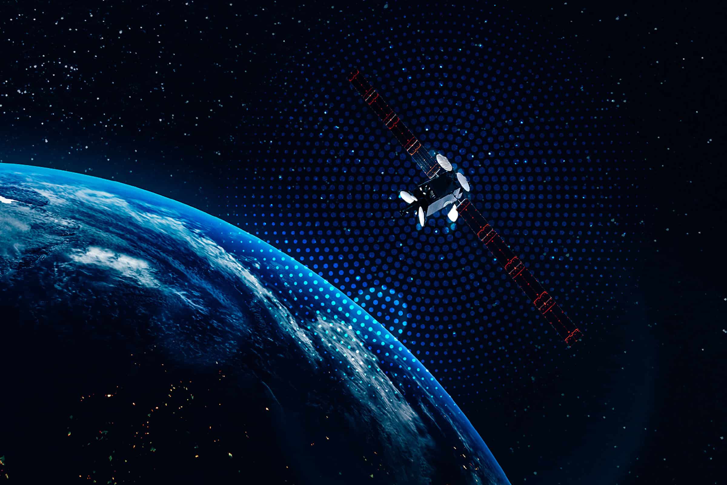 flex network satellite in orbit