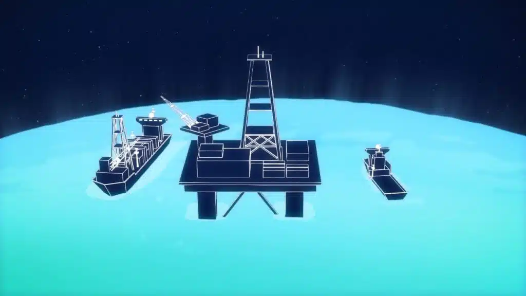 FlexMaritime Offshore rig and ships