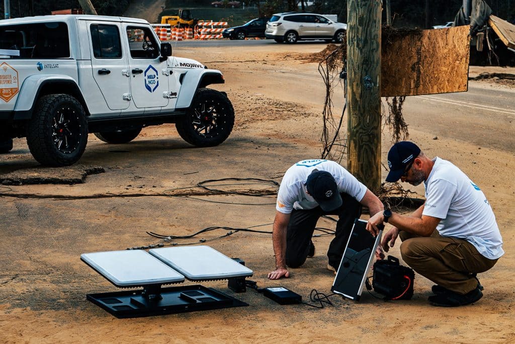 HelpNGO assisting with hurricane recovery