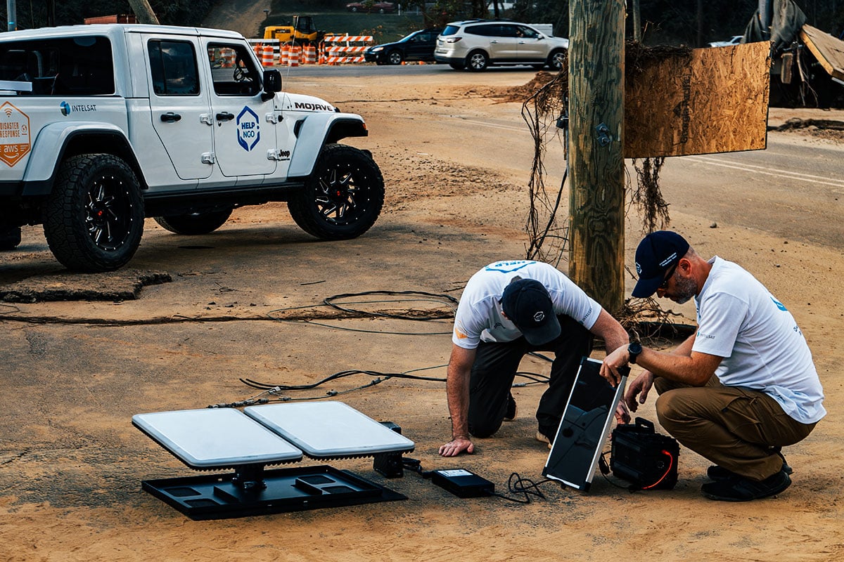 HelpNGO assisting with hurricane recovery