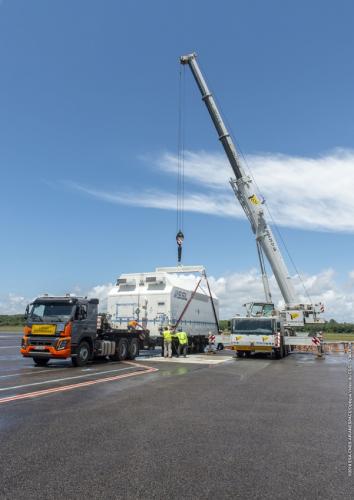 VA249 Arrivée CU1 à l'aéroport de Félix Eboué, le 24/06/2019